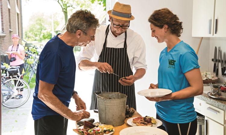 Cooking class in holland - vbt bike tour