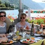 Dinner on Lake Como