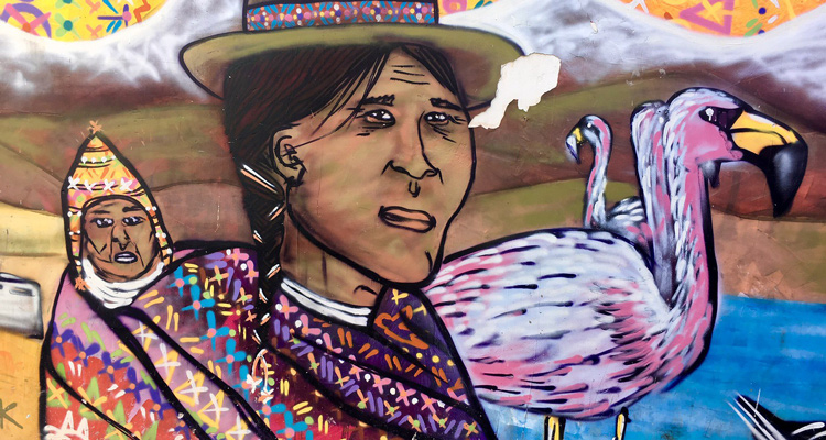 Proud Mapuchu People Mural