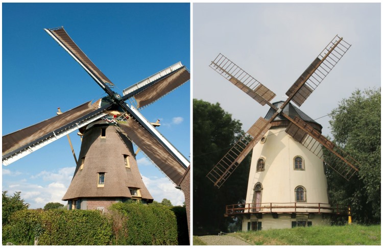 German and Dutch windmills, VBT, blog