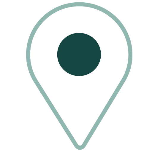 Pin marking a location on a country map