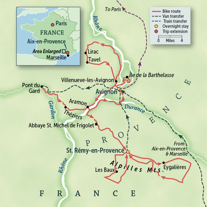 France: Saint-Rémy-de-Provence, Les Baux & Avignon