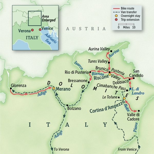 Italy: Valleys of the Dolomites