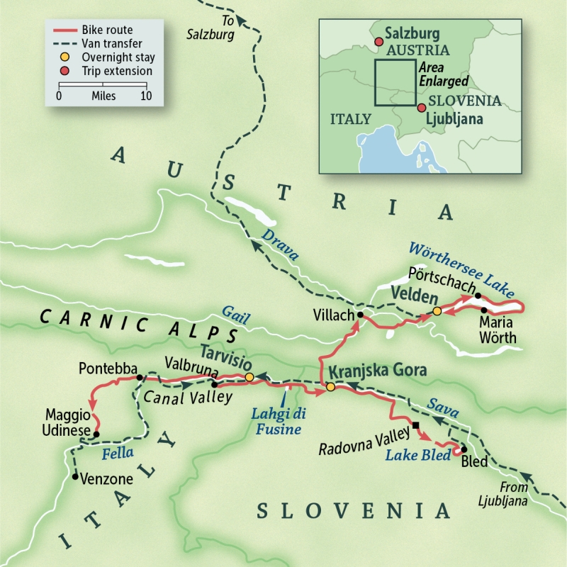 Slovenia, Austria & Italy: Alpine Valleys