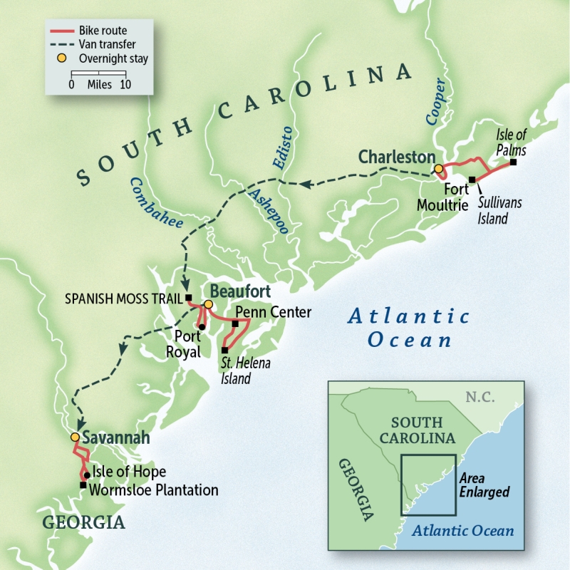 South Carolina & Georgia: Charleston to Savannah