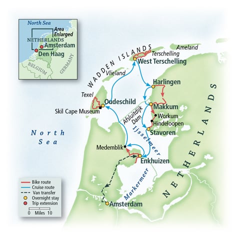 North Holland and Friesland Bike & Boat 1