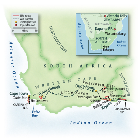 Cycling South Africa: Cape Town & the Garden Route 1