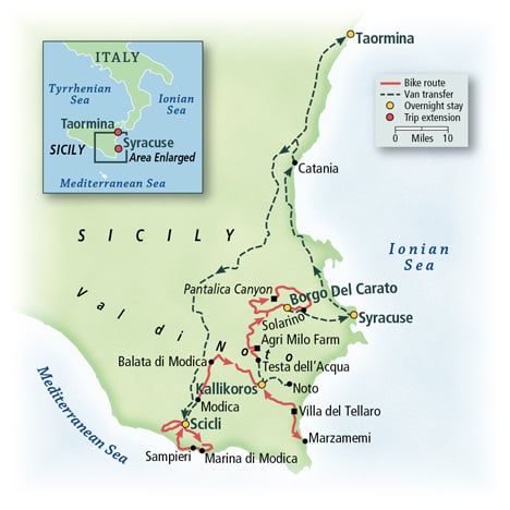 Sicily: Biking the Southern Coastal Villages 1