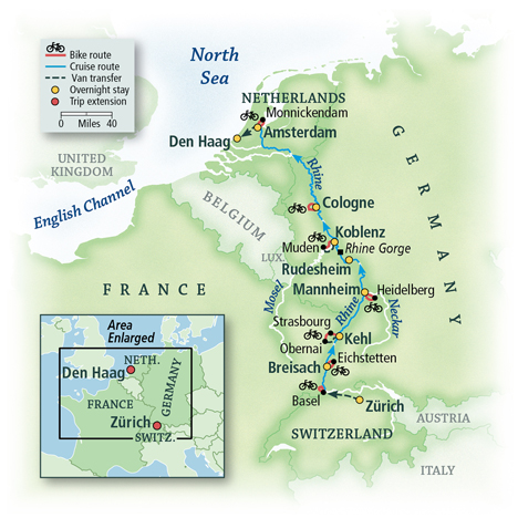 Rhine Bike & River Cruise: Basel to Amsterdam 4