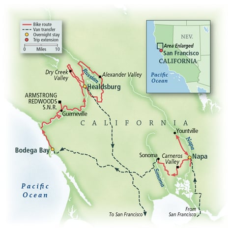 California: Wine Country & the Pacific Coast