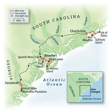 South Carolina & Georgia: Charleston to Savannah