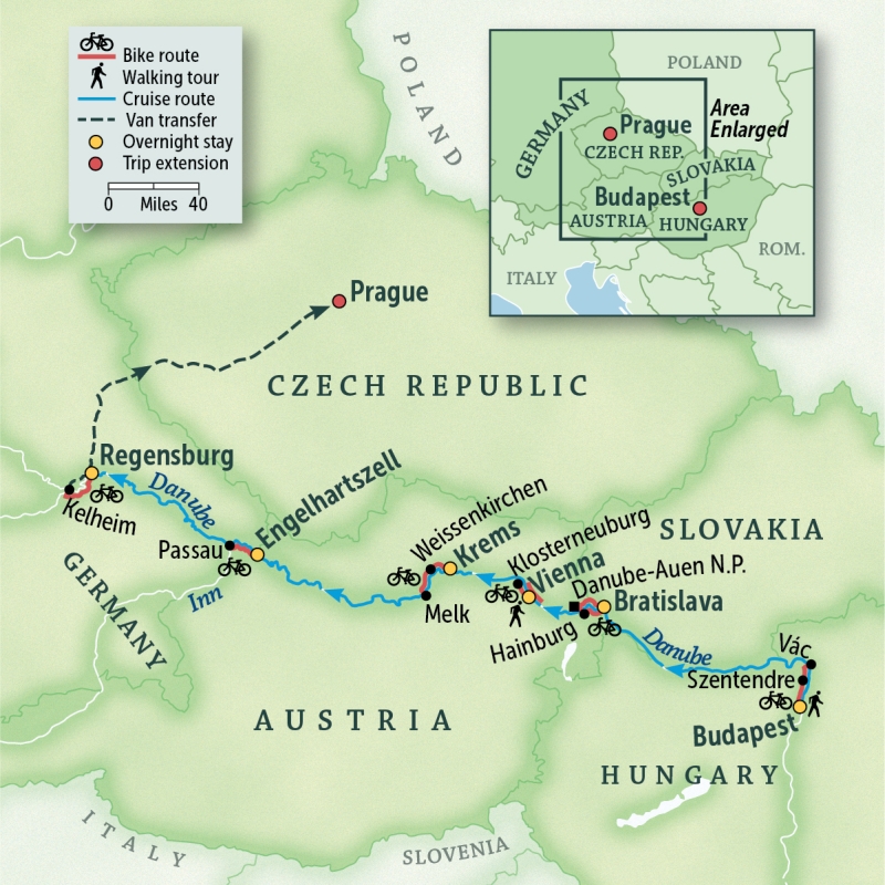 Danube Bike & River Cruise: Budapest to Prague