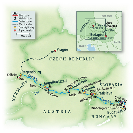Danube Bike & River Cruise: Budapest to Prague