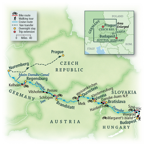 Danube Bike & River Cruise: Budapest to Nuremberg 1
