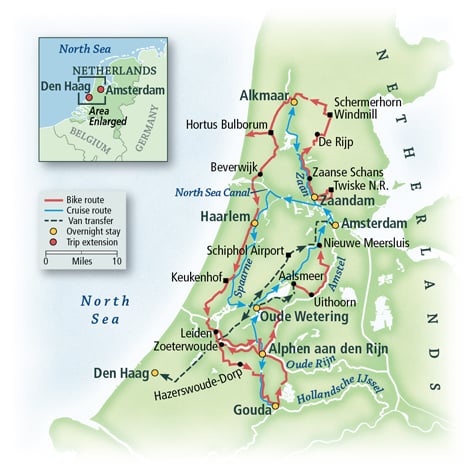 The Netherlands Bike & Boat: Springtime in Holland, Aboard the Magnifique 1