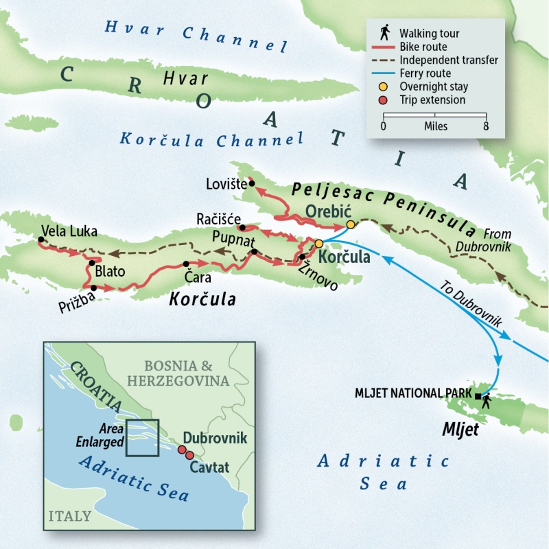 Croatia: The Dalmatian Coast, Korčula & Dubrovnik