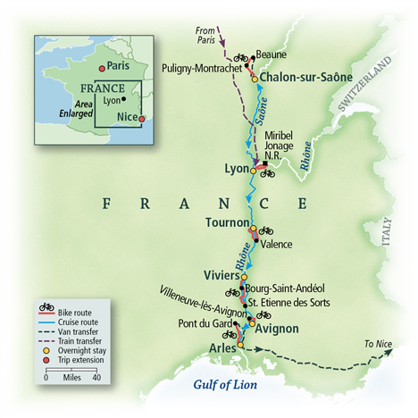 France Bike & River Cruise: Lyon to Nice 7