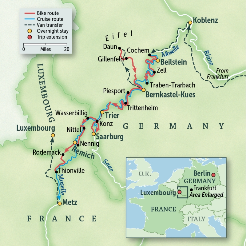 Germany, Luxembourg & France Bike & Boat: Mosel River Valley, Aboard the Princess Royal