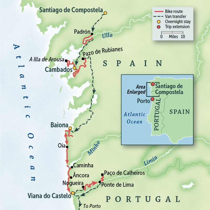 Spain & Portugal: Coastal Camino de Santiago