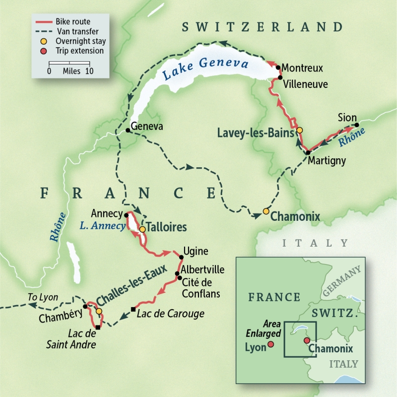 Switzerland & France: Lake Geneva, Annecy & Valleys of the Alps