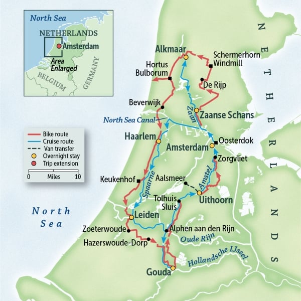 The Netherlands Bike & Boat: Springtime in Holland, Aboard the Lena Maria
