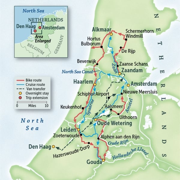 The Netherlands Bike & Boat: Springtime in Holland, Aboard the Lena Maria