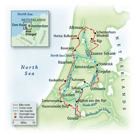 The Netherlands Bike & Boat: Springtime in Holland, Aboard the Lena Maria