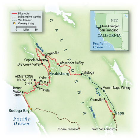 California: Napa, Dry Creek Valley & The Pacific Coast 6