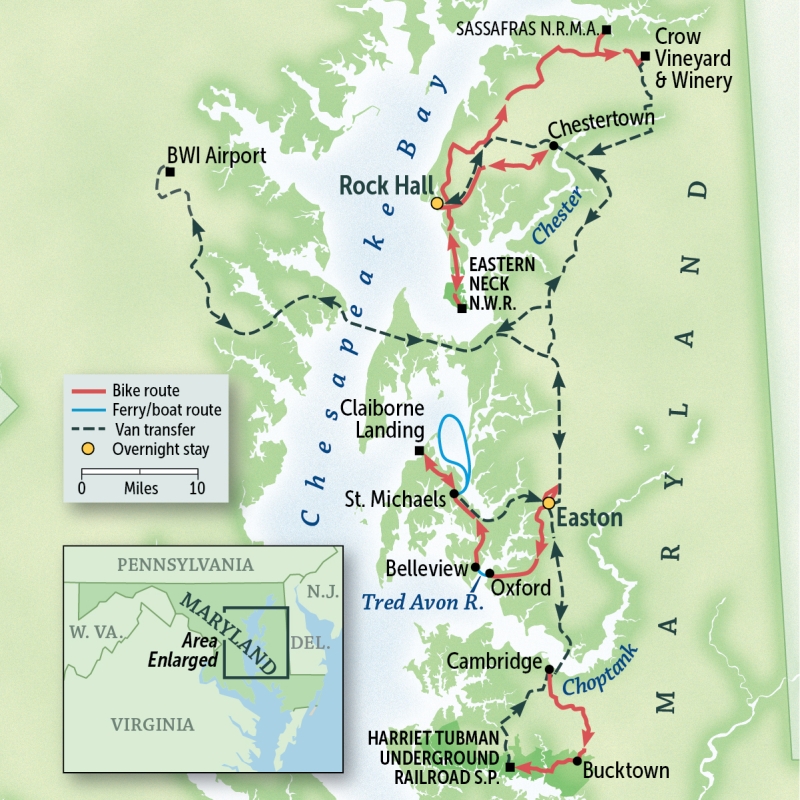 Maryland: Eastern Shore & Chesapeake Bay