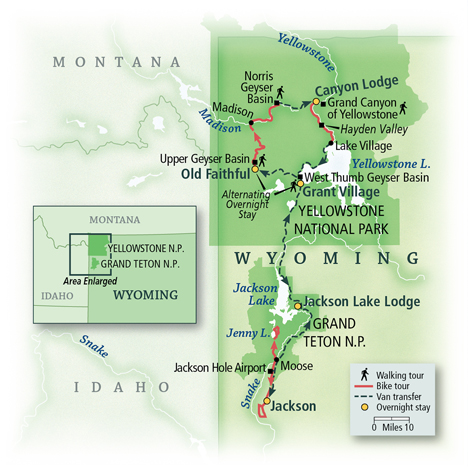 VBT Biking Tour Wyoming: Grand Teton & Yellowstone National Parks