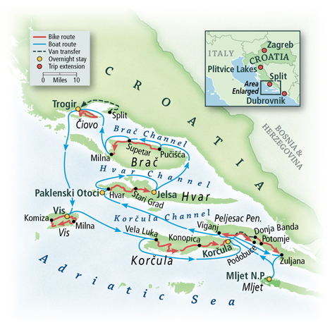 Croatia Bike & Boat: Split & the Dalmatian Islands Aboard the Maritimo