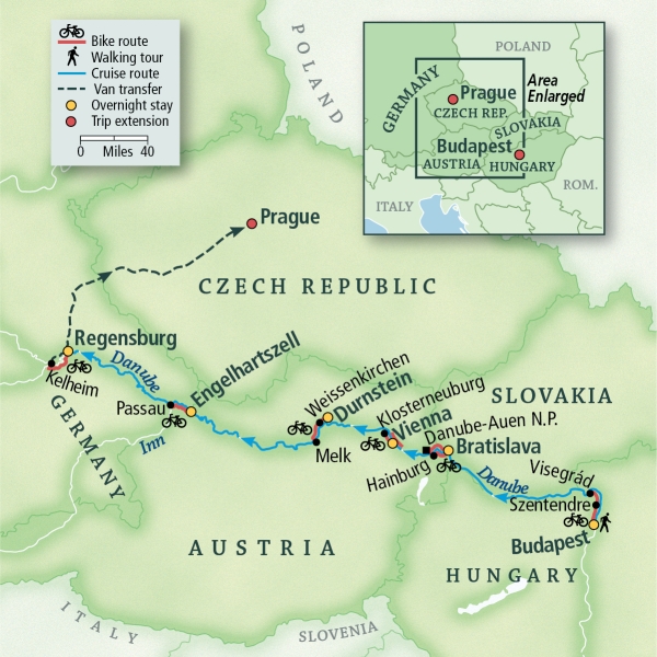 Danube Bike & River Cruise: Budapest to Prague 1